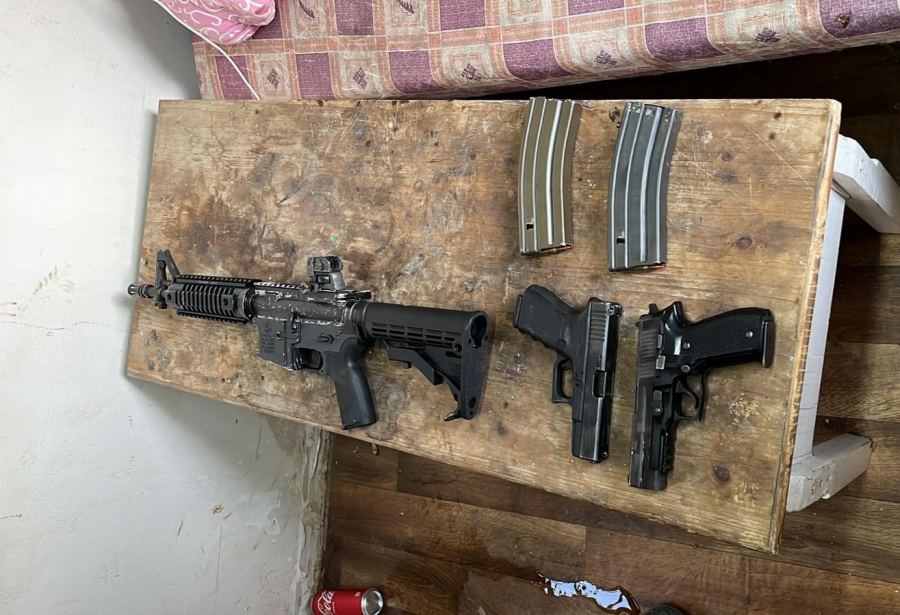 ضبط اسلحة في جلجولية